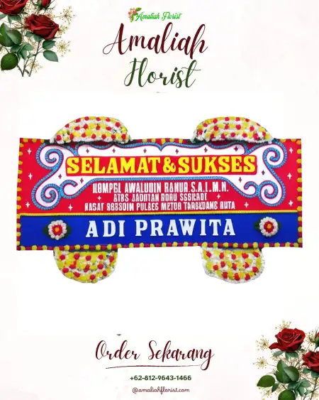 Papan Bunga Ucapan Selamat Kalinegoro